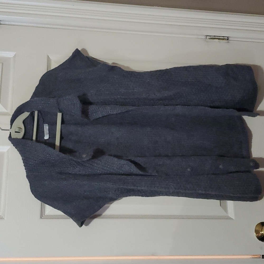 Ladies snap up sweater size large